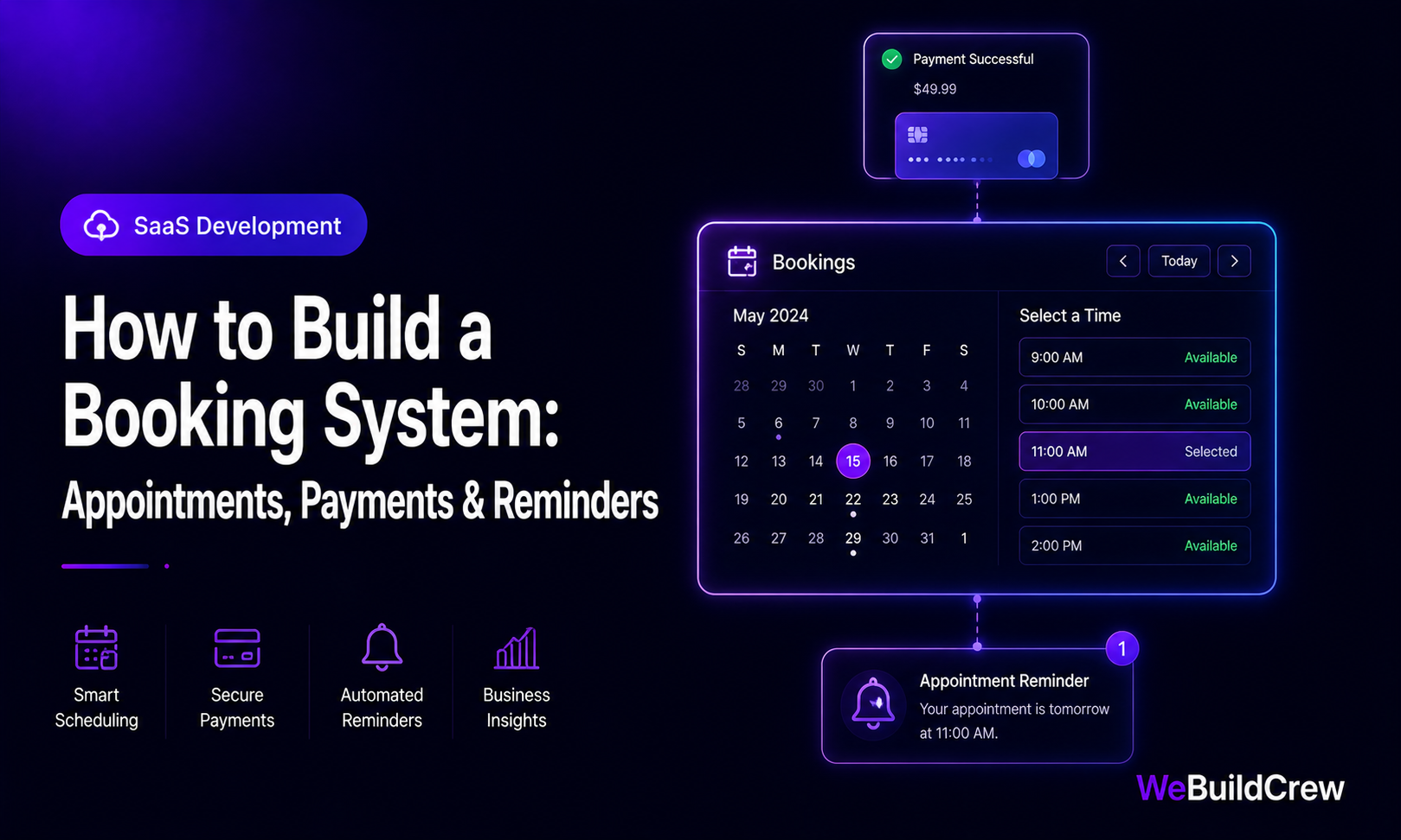 How to Build a Booking System: Appointments, Payments & Reminders