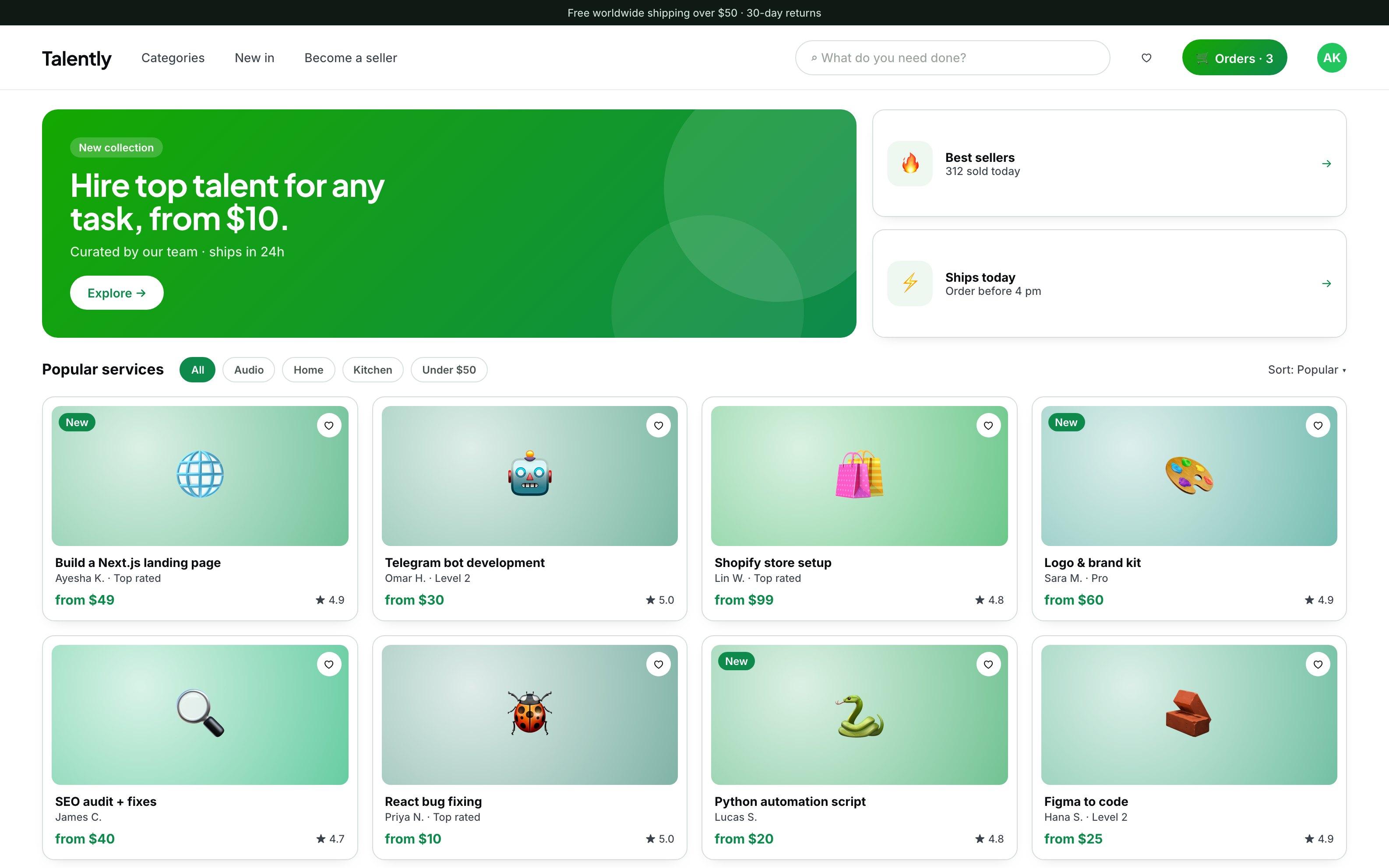 Freelance platform