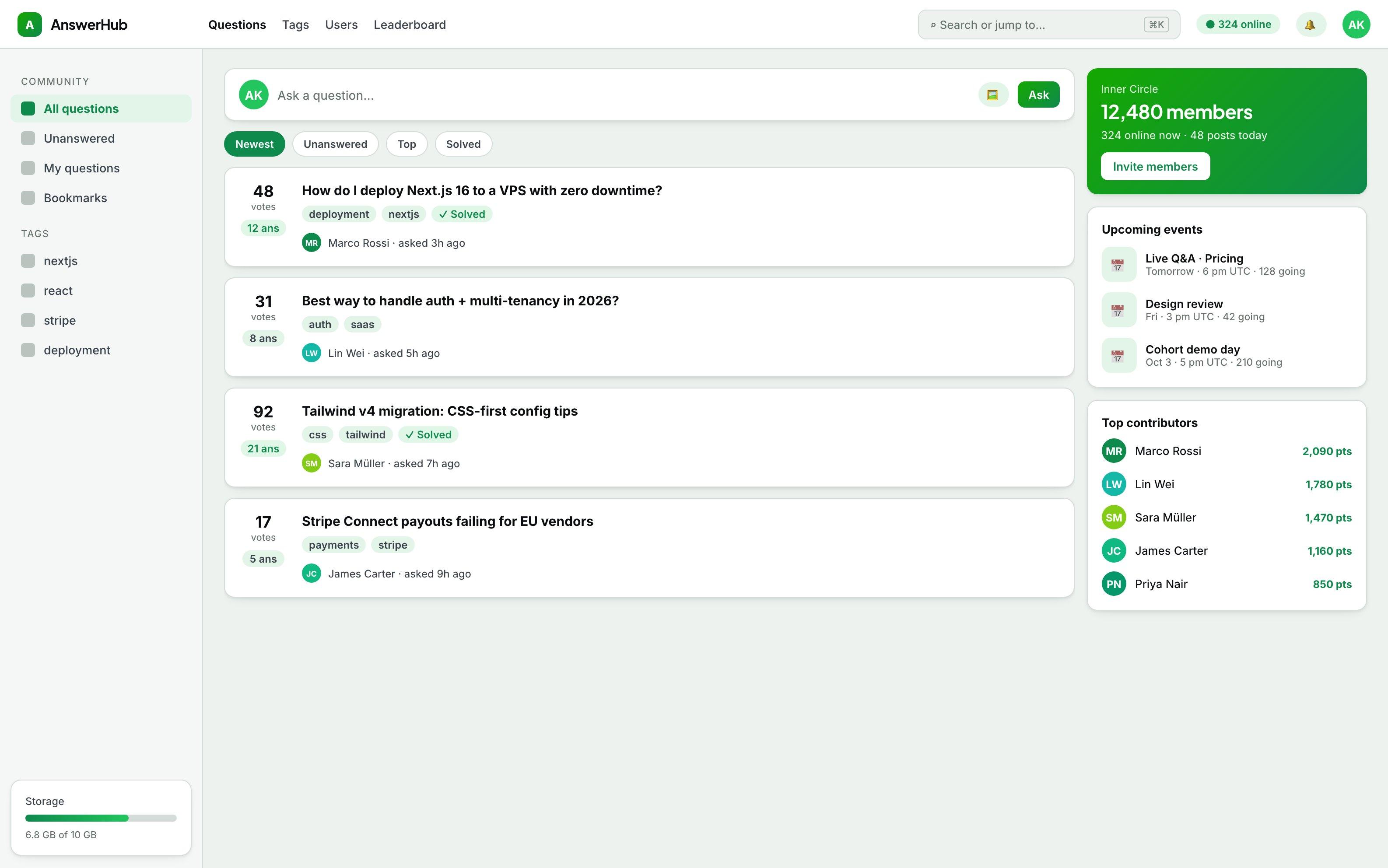 Q&A forum