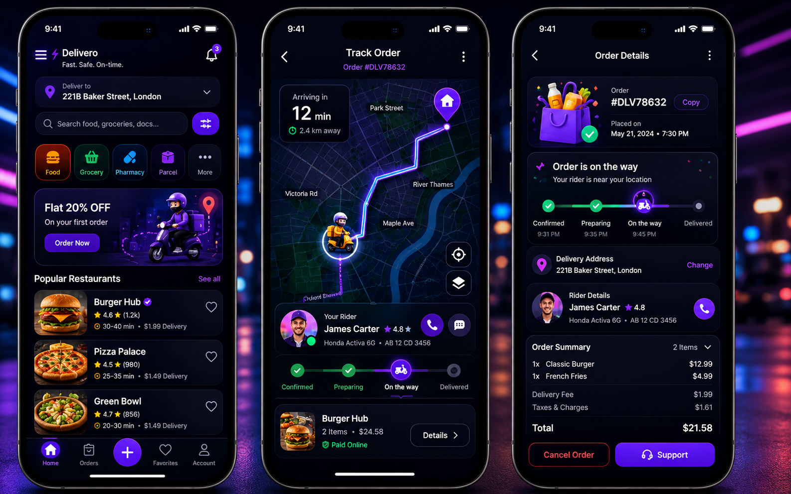 Delivery app