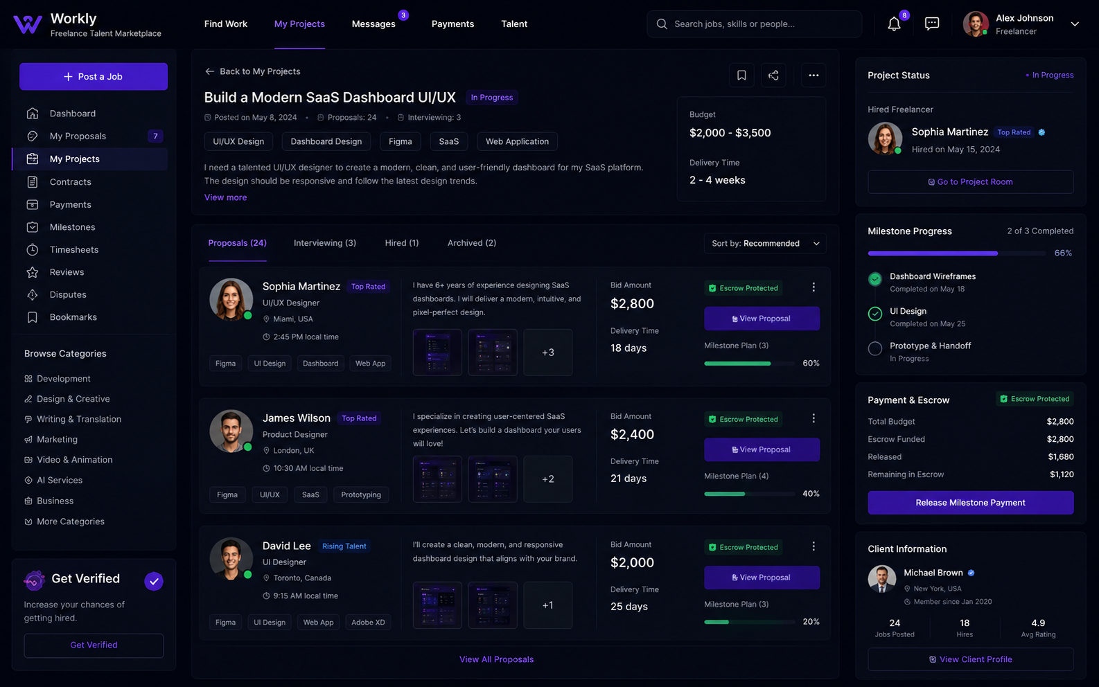 Freelance platform