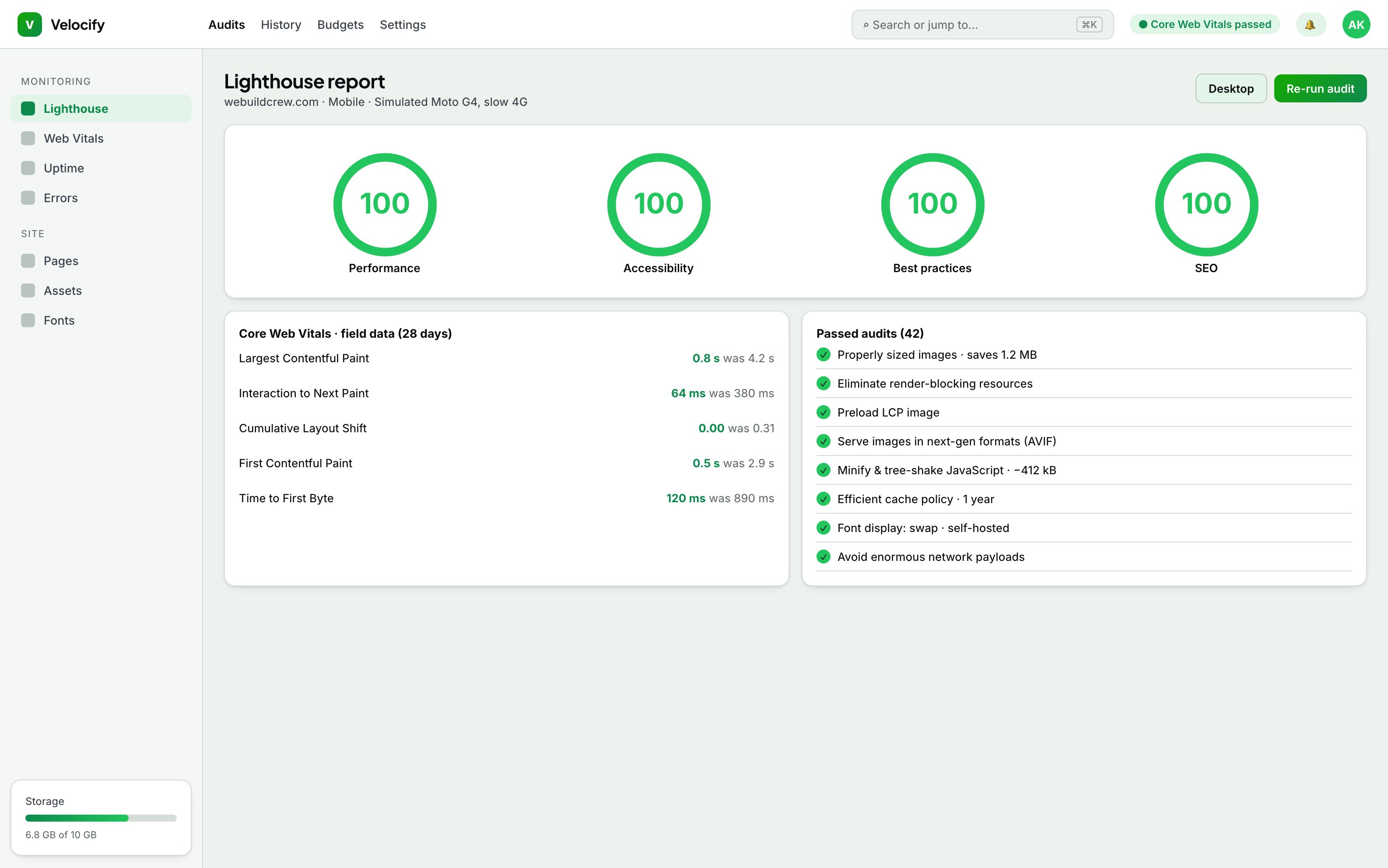 Velocify — SEO & Performance Overhaul